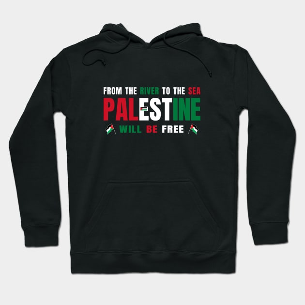 From the River to the Sea Palestine will be Free Hoodie by DwiRetnoArt99